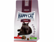 Happy Cat Sterilizované bavorské hovězí, suché krmivo, pro sterilizované kočky, bavorské hovězí maso, 4 kg, sáček