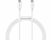 Baseus USB kabel Baseus Superior Series USB-C na USB-C kabel, 100W, 1m (bílý)