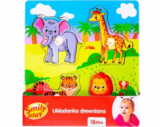 Smily Play Dřevěné puzzle Smily Play ZOO Puzzle 4 ks