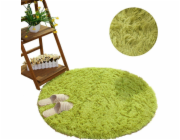 Strado Kulatý koberec Shaggy Strado 120x120 GreenGrass (Green), univerzální