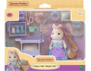 Epoch SYLVANIAN Figurka Pony s dlouhými vlasy set s doplňky a figurkou 5644