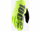 100% rukavice 100% BRISKER Youth Glove fluo žlutá vel. M ...