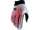 100% rukavice 100% GEOMATIC rukavice Grey/Racer Red - M (...