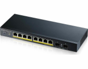 GS1900-10HP v2 switch 8port L2 PoE 2xSFP 70W 802.3at