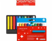 Caran d`Arche CARAN D'ACHE Swisscolor voskové akvarelové pastelky, kartonová krabička, 10 ks.