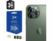 Hybridní sklo pro objektiv fotoaparátu 3MK Lens Protection Pro Apple iPhone 13 Pro/13 Pro Max zelená/alfínově zelená