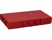 Požární krabice PIP-2AN R3x3x4 obdélníková, E90, rozbočovač, rozměry 103x30x197mm, červená 84622656