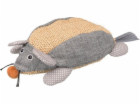 Trixie Mouse, sisal, látka, 30 cm, šedá