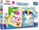 Trefl Oboustranné puzzle 2x10 dílků Baby Maxi Happy Shark...