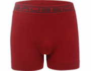 Brubeck BX00501A Klasické pánské boxerky COMFORT COTTON tmavě červené M