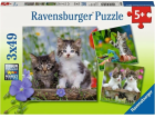 Puzzle Ravensburger 3x49 koťat