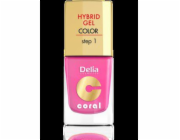 Delia Cosmetics Coral Hybrid Gel nail email č. 22 candy pink 11ml