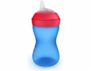 Avent Sippy šálek s měkkou hubičkou modrá 300 ml (SCF802/01)