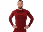 Brubeck LS13040A Pánská mikina THERMO burgundy S