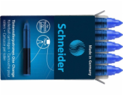 Inkoustové náplně Schneider pro kuličková pera One Change cartridge, modré, 5 kusů