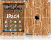 Skins Nexgen Skins Nexgen - Sada vzhledů pouzdra s 3D efektem Ipad 2/3/4 (klasické 3d tvrdé dřevo)