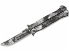 K25 Nůž motýl K25 02142 Balisong Phyton Black univerzální