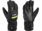 Lyžařské rukavice Leki Max Junior black-lime vel. 7.0