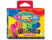 Colorino Neon plastelína 6 barev (935409)