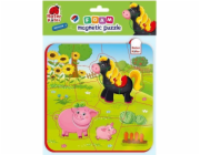 Roter Kafer Pěnové puzzle s magnetem Kůň a prasátka RK5010-08