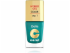 Delia Cosmetics Coral Hybrid Gel Nail email č. 10 metalic...