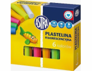 Astra Plasticine 6 barev fluorescenční