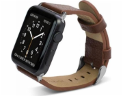 X-doria X-Doria Lux Band - Kožený řemínek pro Apple Watch 38mm (hnědý) univerzální