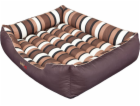 HOBBYDOG Comfort Bed - Hnědá s L popruhy