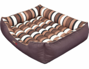 HOBBYDOG Comfort Bed - Hnědá s L popruhy