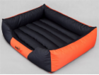 Postel HOBBYDOG Comfort - Černo-oranžová XL