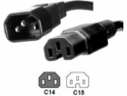 MicroConnect C14 - C15 napájecí kabel, 2m (PE011420)