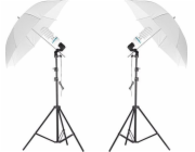 Massa studiová lampa OSVĚTLENÍ SET 2x600W 5500K