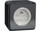 Schneider Electric Mureva Styl Socket 2P+PE antracitové š...