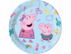 PROCOS Peppa Pig papírové talíře, 23 cm, 8 ks (bez plastu)