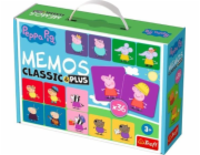 Trefl Vzdělávací hra pro děti Memos Classic & plus Peppa Pig 02270