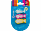 Keyroad Keyroad Universal Eraser Fish, 3 ks, blistr, mix ...