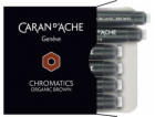 Caran d`Arche Chromatics hnědé inkoustové cartridge, 6 kusů