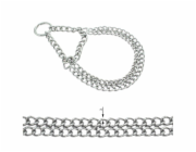 Řetěz - obojek polostahovací dvouřadý 3 mm/60 cm