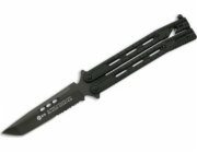 K25 Butterfly nůž K25 36215 Balisong Serr Black univerzální