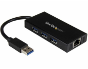 StarTech USB HUB 1x RJ-45 + 3x USB-A 3.0 (ST3300GU3B)