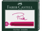 Faber-Castell Krátké růžové náboje 6 ks FABER CASTELL