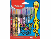 Fixy Maped Colorpeps Monster 12 barev