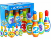 Pěnové bowlingové mísy LEANToys s čísly pro batolata