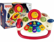 Interaktivní volant LEANToys pro děti Piano Animal Sounds Phone (8493)