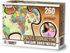 ZACHEM Puzzle 260 dílků Naučné po cestách objevitelů (8047)