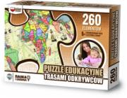 ZACHEM Puzzle 260 dílků Naučné po cestách objevitelů (8047)