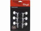 Stagg KG371CR,  ladící mechanika 3+3 pro elektrickou/akus...