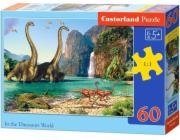 Castorland Puzzle Ve světě dinosaurů 60 dílků (229448)