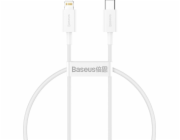Baseus USB kabel USB-C na Lightning kabel Baseus Superior Series, 20 W, PD, 0,25 m (bílý)