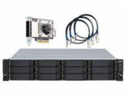 QNAP TL-R1200PES-RP - rozšiřující jednotka JBOD SATA (12x SATA, 2x SFF-8644 1x2, 2x zdroj), rack